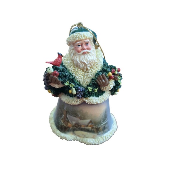 Thomas Kinkade-Ashton Drake 3 Old World Santa Ornaments. Stick Is Loose. 4" Tall - Picture 6 of 12